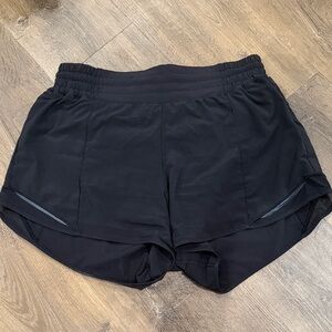 Lululemon Hotty Hot Shorts, High Rise, Black, Size 10